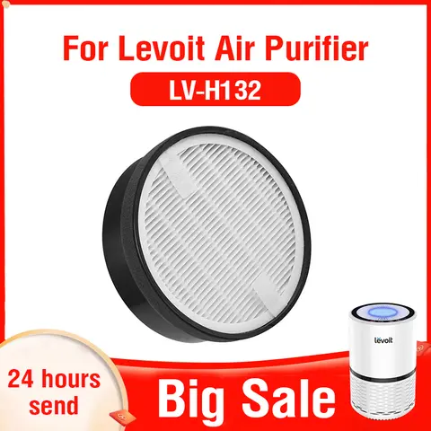Levoit 공기 청정기 LV-H132용 PM2.5 Hepa 필터 Levoit 활성탄 필터 LV-H132 Levoit 공기 청정기 필터 LV-H132