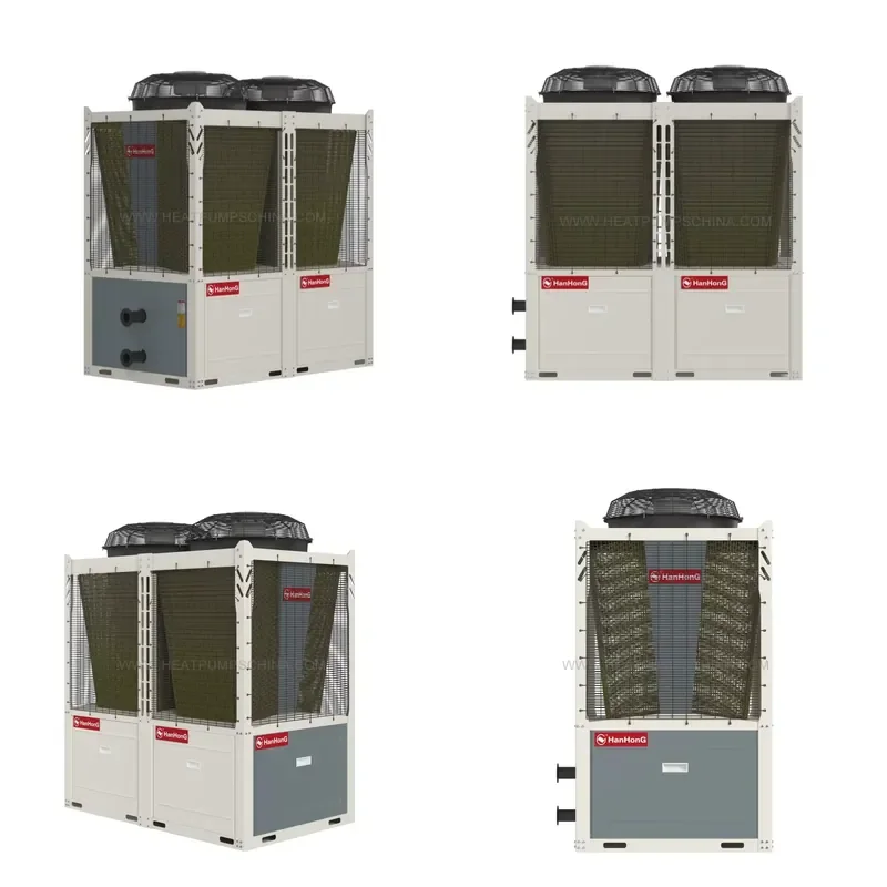 Commercial EVI Air to Water Heat Pump DC Inverter Air Source Heat Pump for Residential and Commercial Use