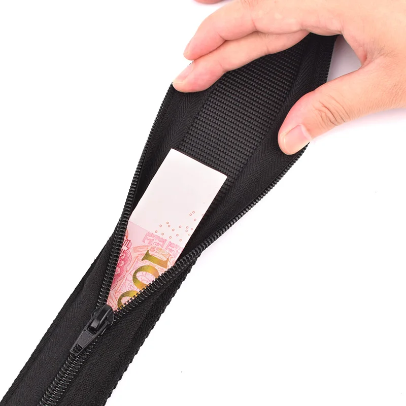 Zipper Cash Anti-Theft Belts Wallet For Men Women Secret Pocket Waist Strap Travel Safety Money Belt Tactical Hidden Cash Belts