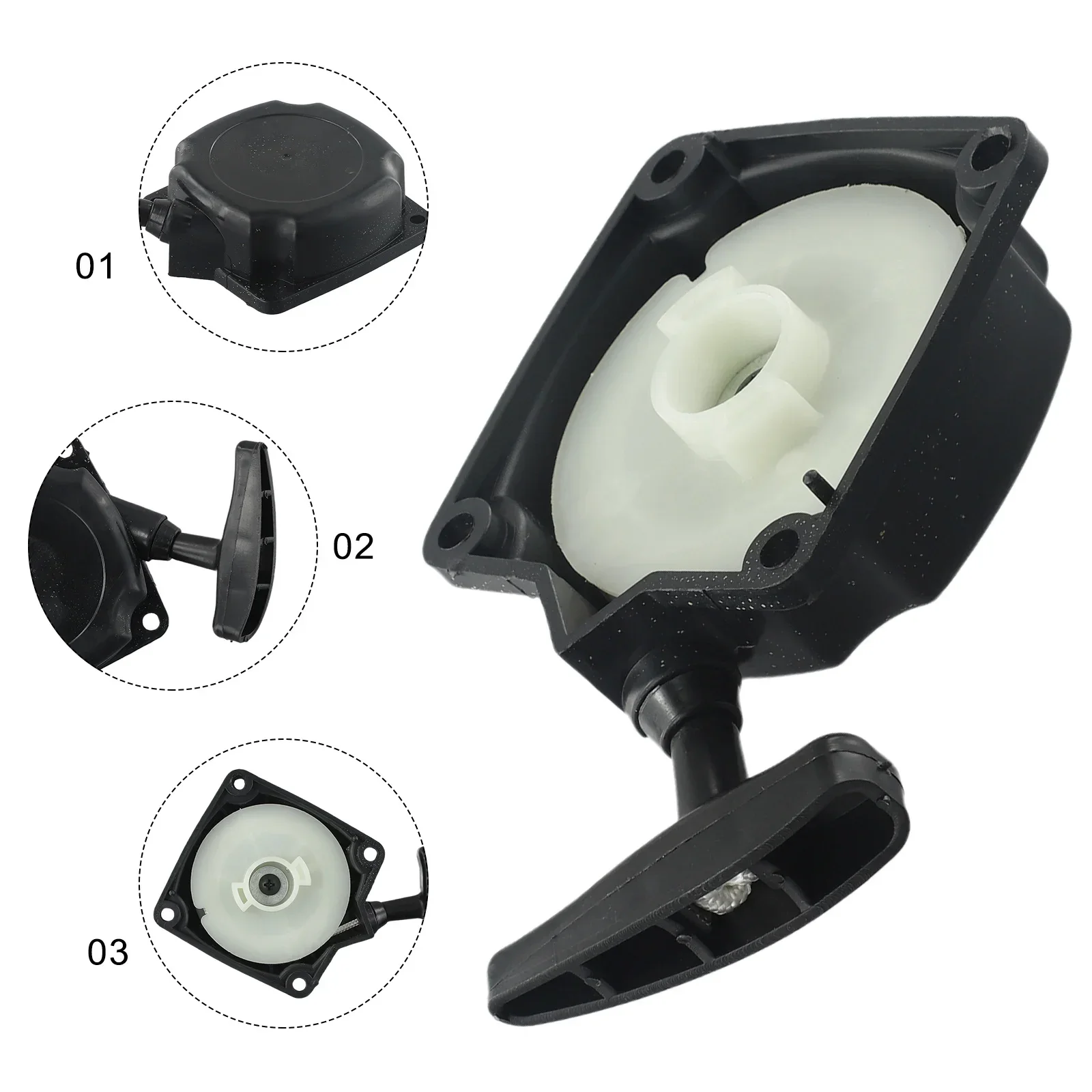 

Universal Recoil Puller For Brush Cutter Strimmer Garden Lawn Mowers Spare Parts Replacement Recoiler