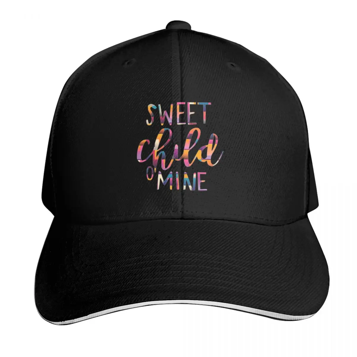 Sweet Child O Mine Baseball Cap Snapback Flat Bill Strapback Dad Hat Six Panel Structured Crown
