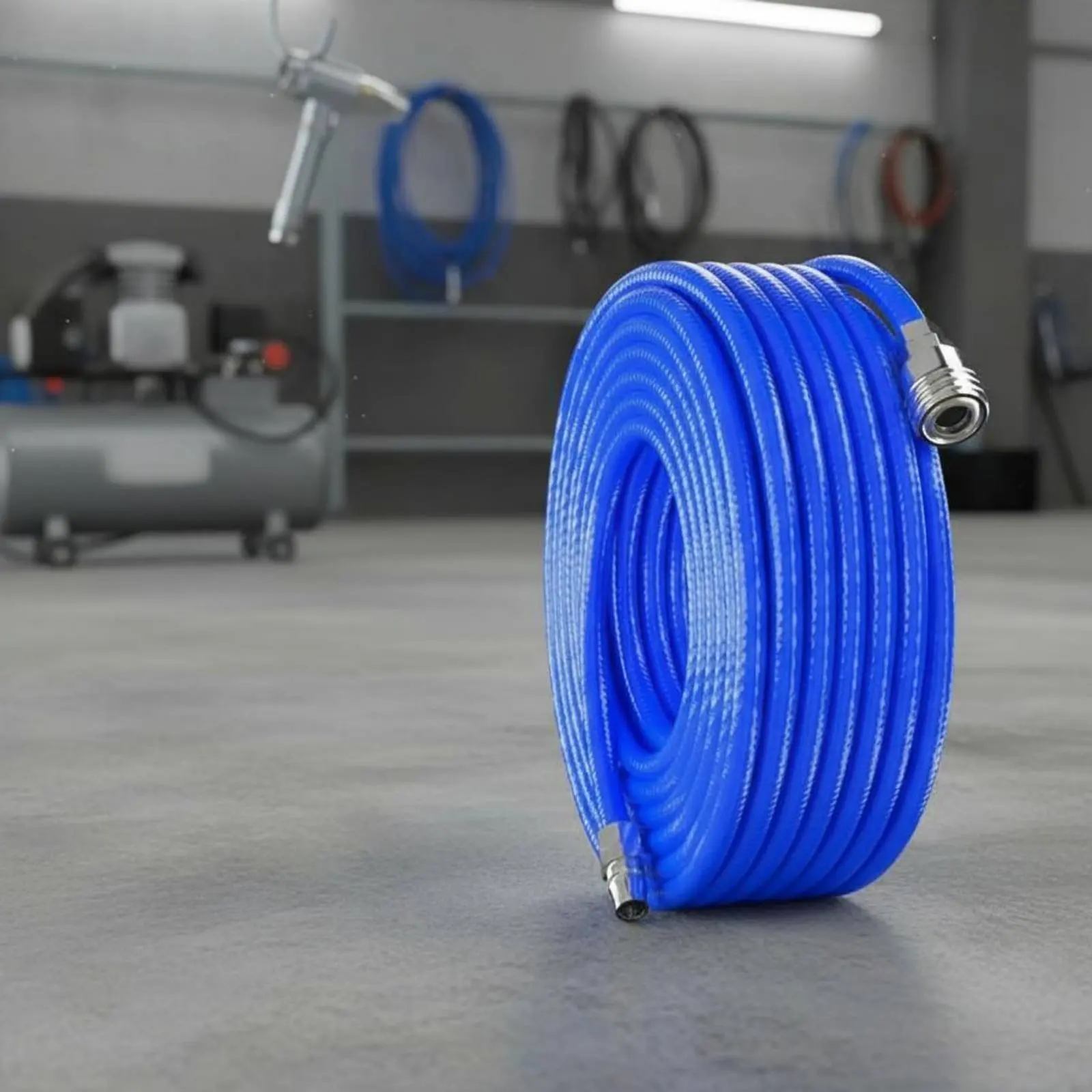 Reinforced Polyurethane Air Hose Sturdy Duty Braided PU Air Hose Professional Supply Kink Resistant for Professionals