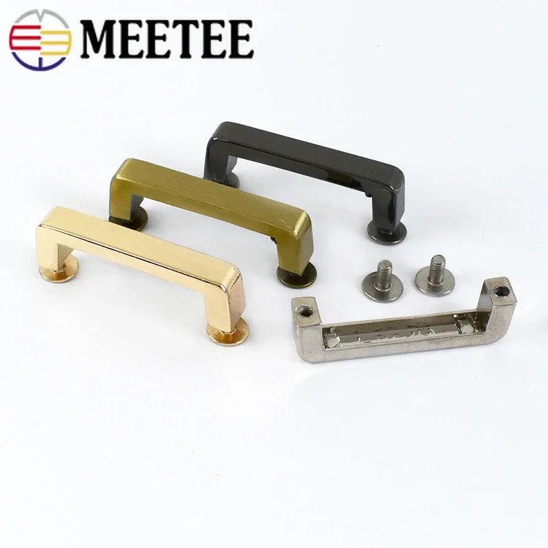 10/20pcs 20/26/31/38mm Metal Bag Buckles Fashion Arch Bridge Hanging Hooks Screw Connector for Handbag Strap DIY Leather Crafts