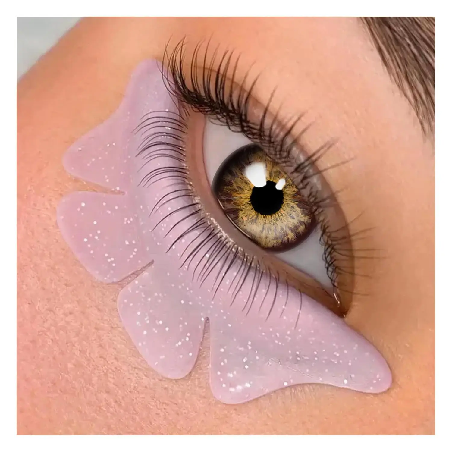 Lomansa Lower Korean Lash Lift Pads Eyelash Perm Rods Lash Lift Shields For Perming Lower Lashes Reusable Home Use Makeup Tool
