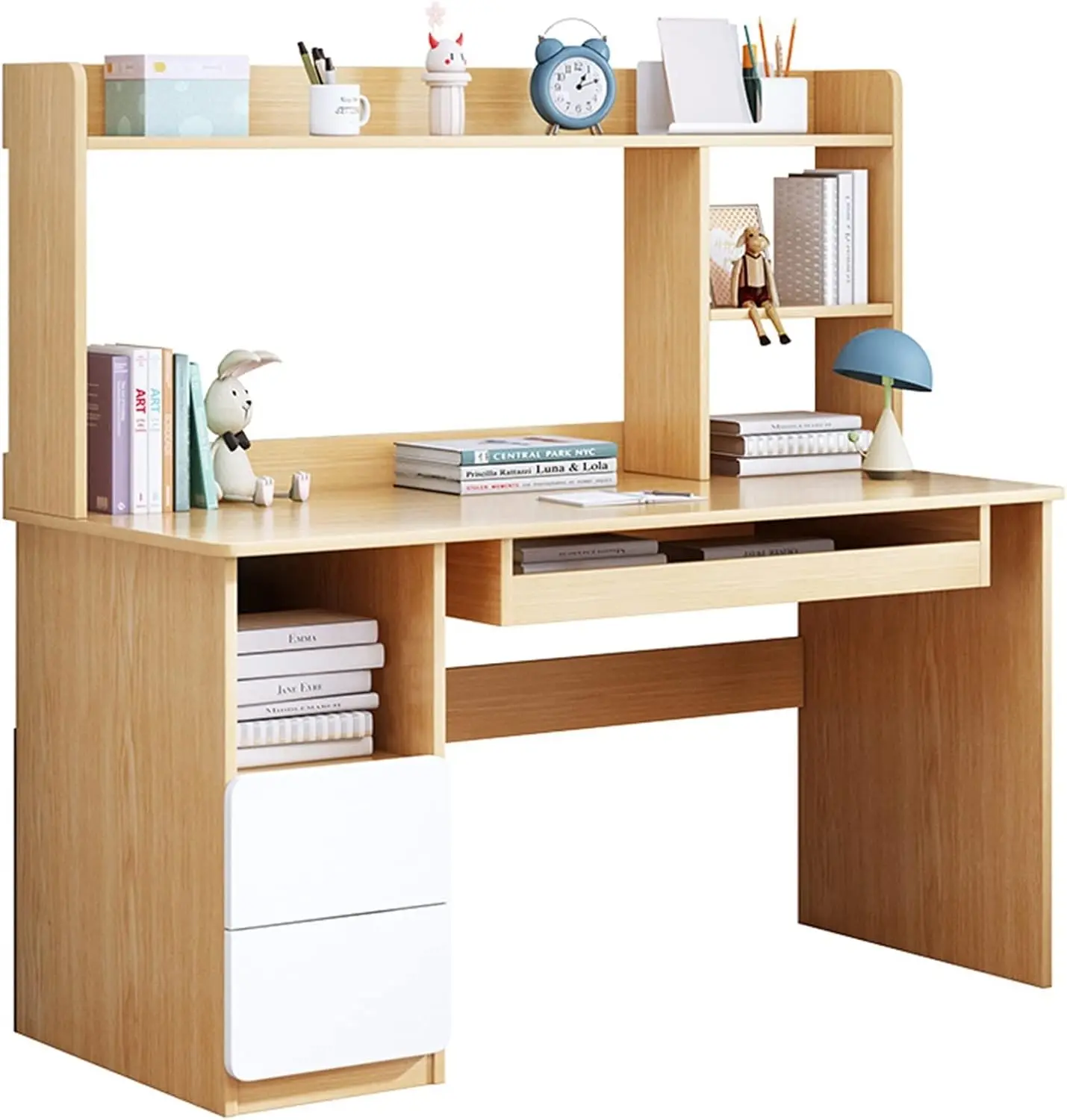 Bookshelf, Bookcase, Integrated Learning Desk, Writing Desk, Household Bedroom Drawer, Computer Desk