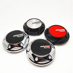 4pcs 68mm 62mm For ADVAN RACING Wheel Hubcaps Center Cap Car Rims Replace Dust-proof Cover Auto Styling Accessories