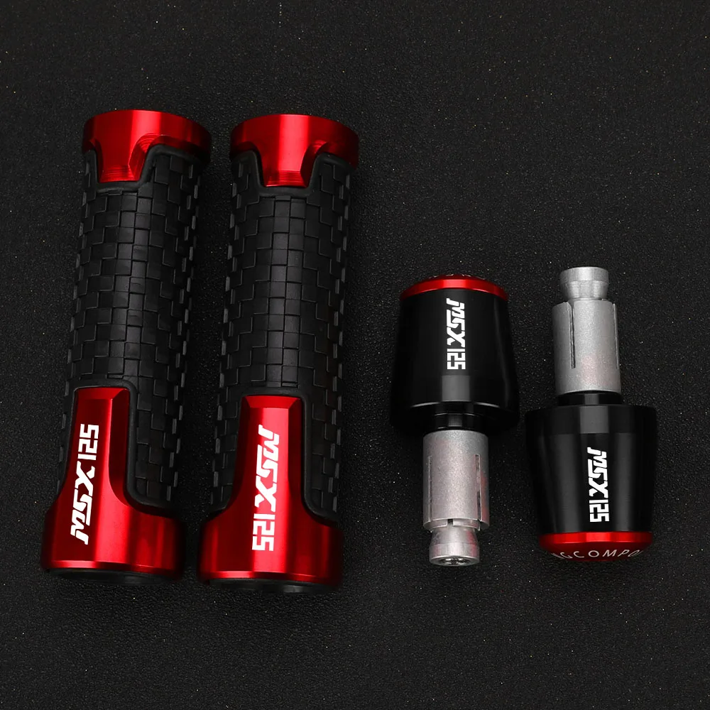 

22MM Handlebar Grips Motorcycle Accessories For Honda MSX 125 MSX125 GROM 125 2014-2024 2023 2022 2021 Handle Bar Cap End Plugs