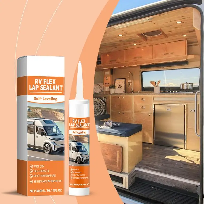 RV Roof Sealant RV Repair Adhesive RV Repair Lap Sealer Maintenance Sealant For RV Body RV Caulking Sealant Repair Adhesive