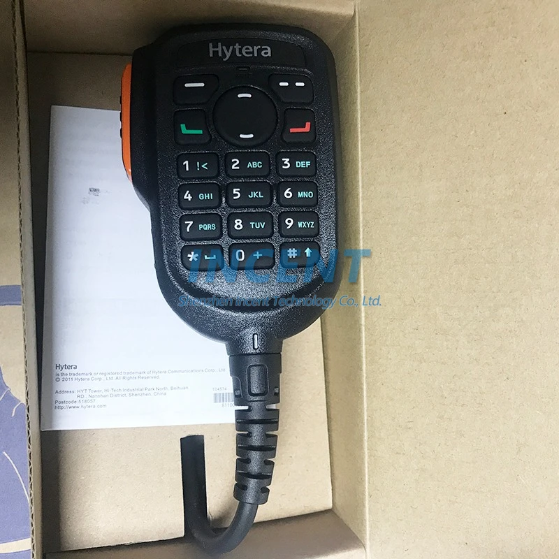 

Hytera SM19A1 Handheld Microphone with Keypad (IP54) For MD782 MD785 MD786 MD788 MD782G MD785G MD788G MD652 MD655 MD658 MD625