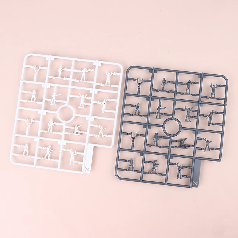 26 Pz 1/100 Bilancia In Miniatura Persone Modello Gnaku Soldato Modello di Montaggio Scena Figure di Costruzione Per Modellazione Hobby Accessori FAI DA TE