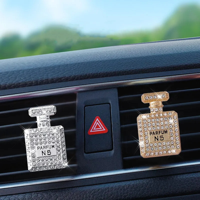 Inlay Water drill Perfume bottle car Air conditioning outlet perfume car perfume car interior accessories car fragrance