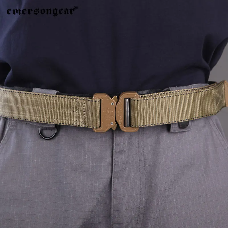 

EmersonGear Bucklecobra 1.5inch Belt Combat Belts Waist Strap Waistband Airsoft Hunting Outdoor Sports Hiking Nylon KH