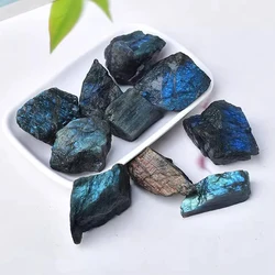 50g natural stone labradorite Mineral Reiki Healing Moon stone specimen collection fish tank landscape raw stone