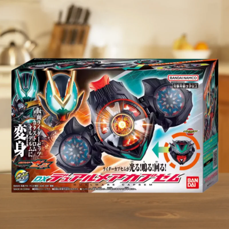 

Коллекционная фигурка Bandai DX Kamen Rider Zeztz Zzz Double Dream Capsule: модель с тройным пулеметом, трансформирующаяся игрушка-костюм, аниме-подарок