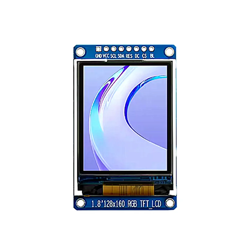 1.8 inch full-color 128x160 SPI full-color TFT LCD display module ST7735S 3.3V SPI interface