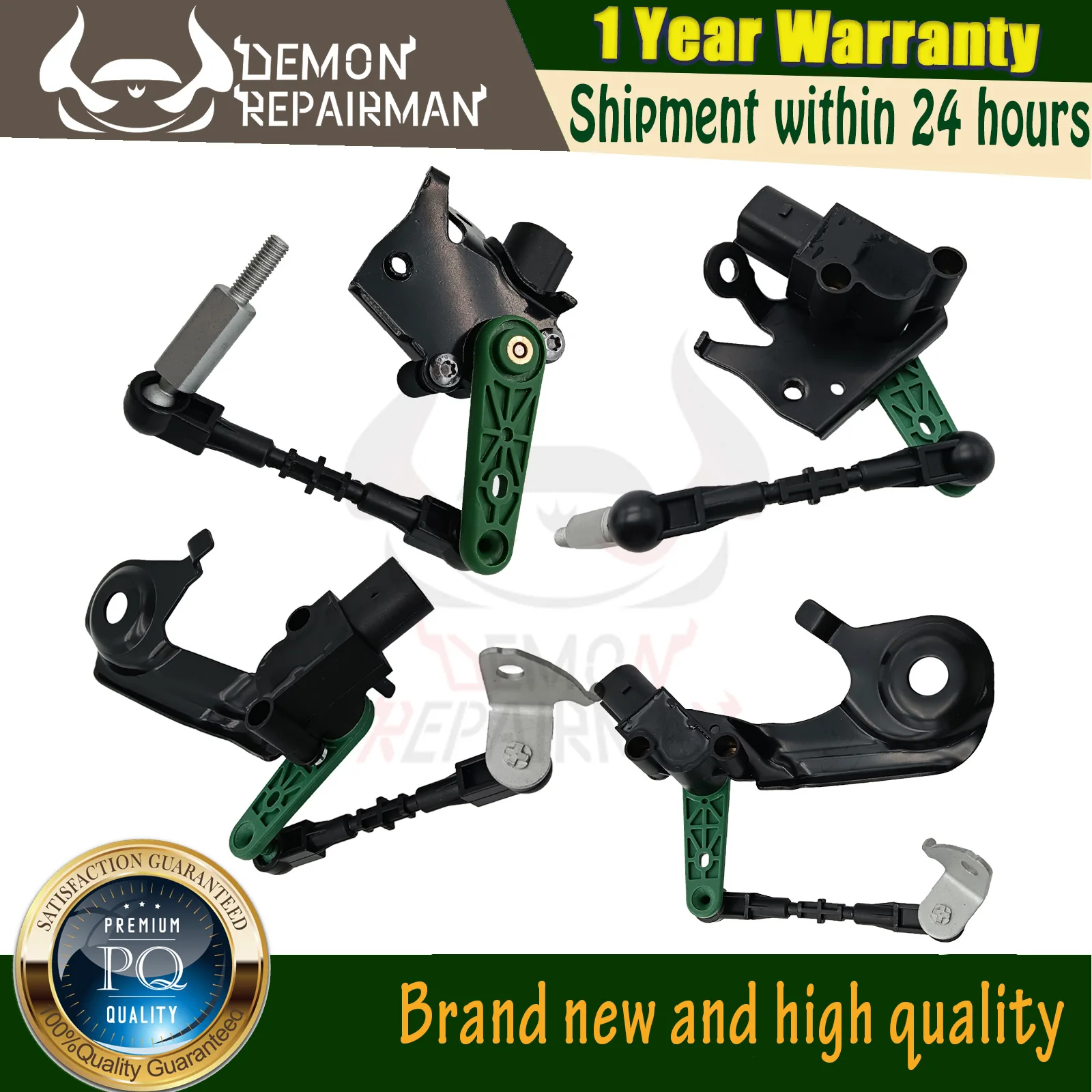 

new 4H0941286G 4H0941285G Front Rear Left Right Level Sensor Whole set For Audi A6 C7 A7 RS7 S6 2.0l 3.0l A8 4H0941310C 3C907503