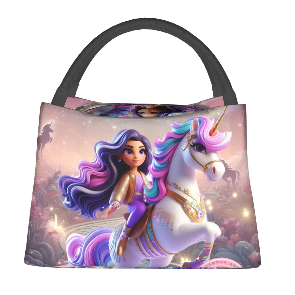 

Термосумка для обедов Unicorn Academy для женщин и детей, портативная термосумка для еды, термосумка-тоут