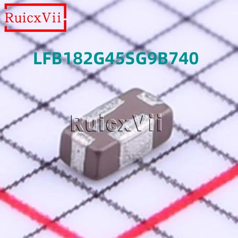 100PCS Band Pass Filters 2.45 GHZ 2.45G 2450MHZ  2.4G  1.6*0.8mm LFB182G45SG9B740 RF Filter