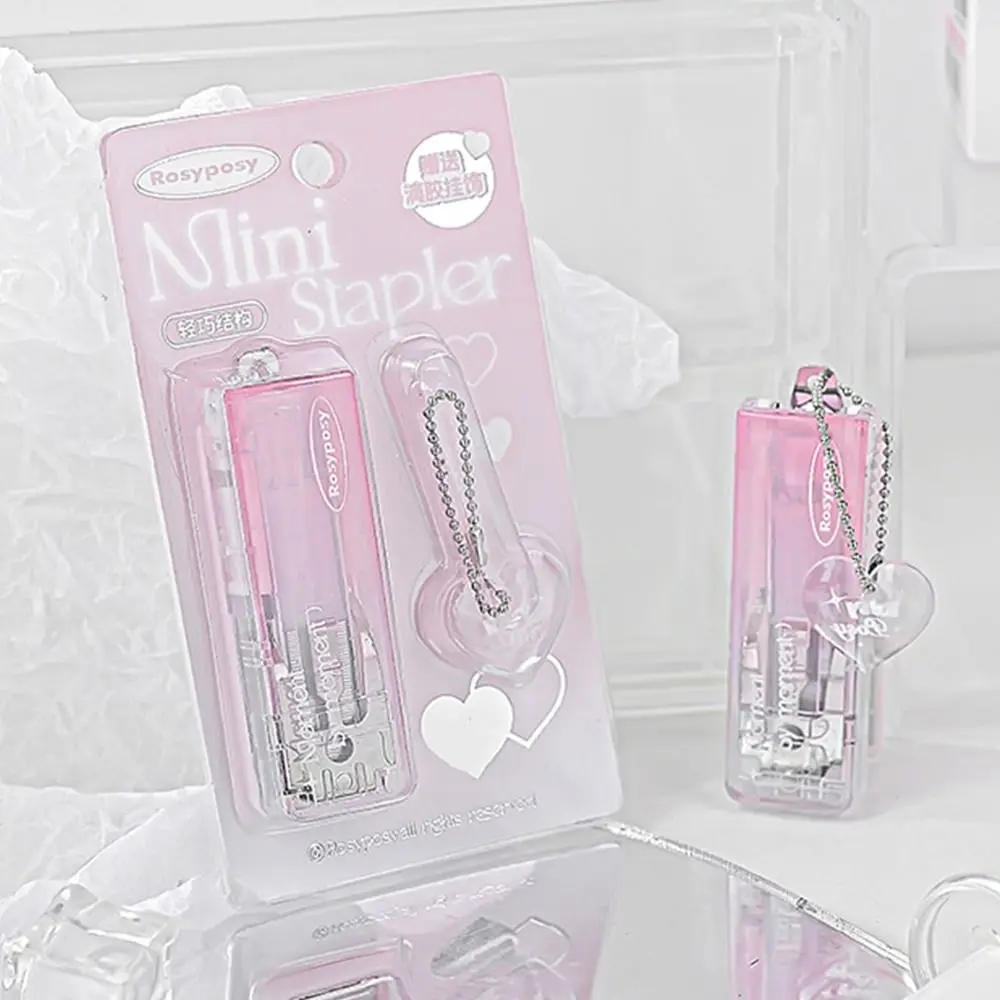 Effort Saving 40 Sheet Capacity Stapler High Appearance Level Gradient Color Paper Binding Tools 10# Mini Office Supplies