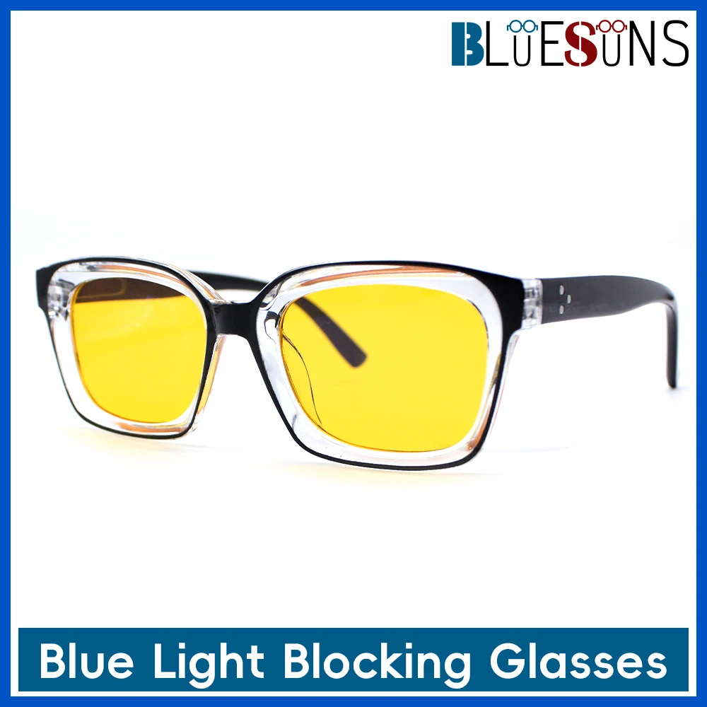 نظارات جديدة تحجب الضوء الأزرق بعدسات صفراء للرجال والنساء لحماية صحة العين عند استخدام الشاشات #4