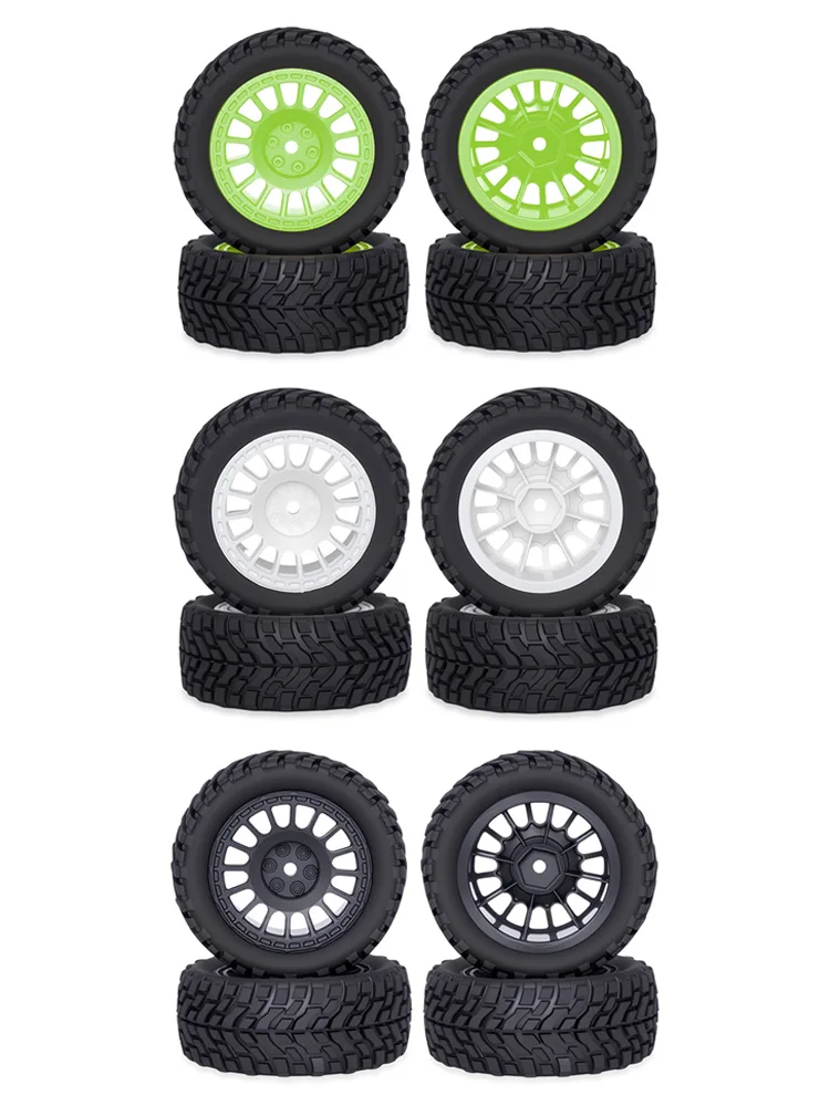 Pneus en caoutchouc pour Buggy tout-terrain, 1.9 pouces, roue 75x31mm pour Wltoys 144001 1/12 1/14 1/10 SCX10 TRX4 Tamiya RC, pièces de mise à niveau de voiture, 4 pièces