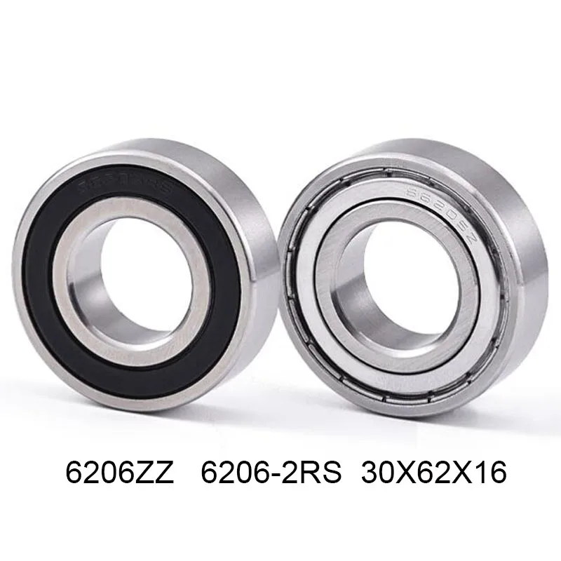 Free Shipping 5Pcs/lot 6206-2RS High-speed Precision Motor Bearings ABEC-5 6201-2RS 6201ZZ 12*32*10mm 12*32*10 High Quality