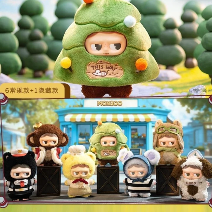 

Monboo Forest Town Series Blind Box Soothing Doll Girl Birthday Christmas Gifts Cute Desktop Ornament Holiday Gifts For Friends