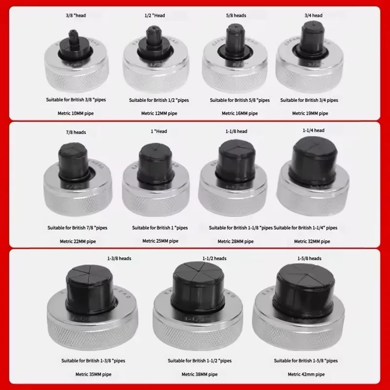 ชุดเครื่องมือขยายท่อไฮดรอลิก เครื่องมือขยายและขึ้นรูปท่อทองแดงสำหรับงานไฮดรอลิก เครื่องมือช่างคุณภาพพรีเมียม