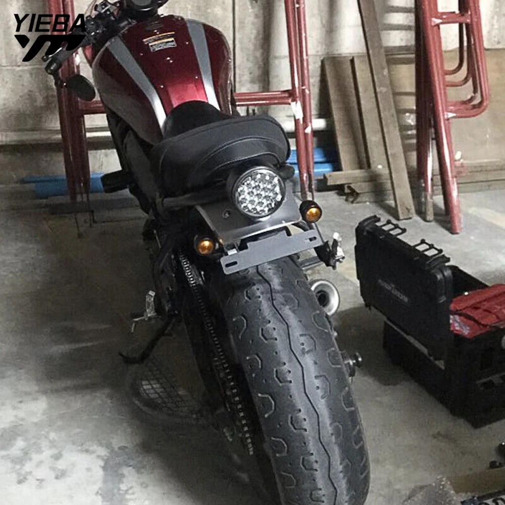 License Plate Holder Bracket For YAMAHA XSR700 XSR 700 2015 - 2023 2024 Motorcycle Accessories Rear Tail Frame Fender Eliminator