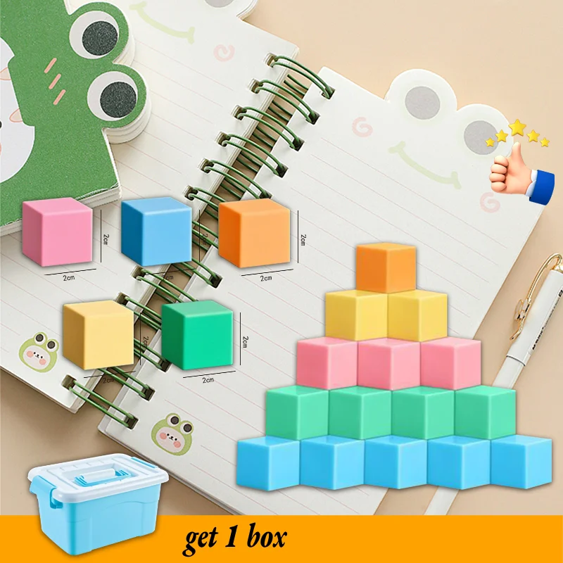 Ensemble d'opérations de chiffres arithmétiques, blocs de construction à tige, jouets magnétiques, briques magnétiques, Cube magnétique, jouet éducatif pour enfants, bricolage