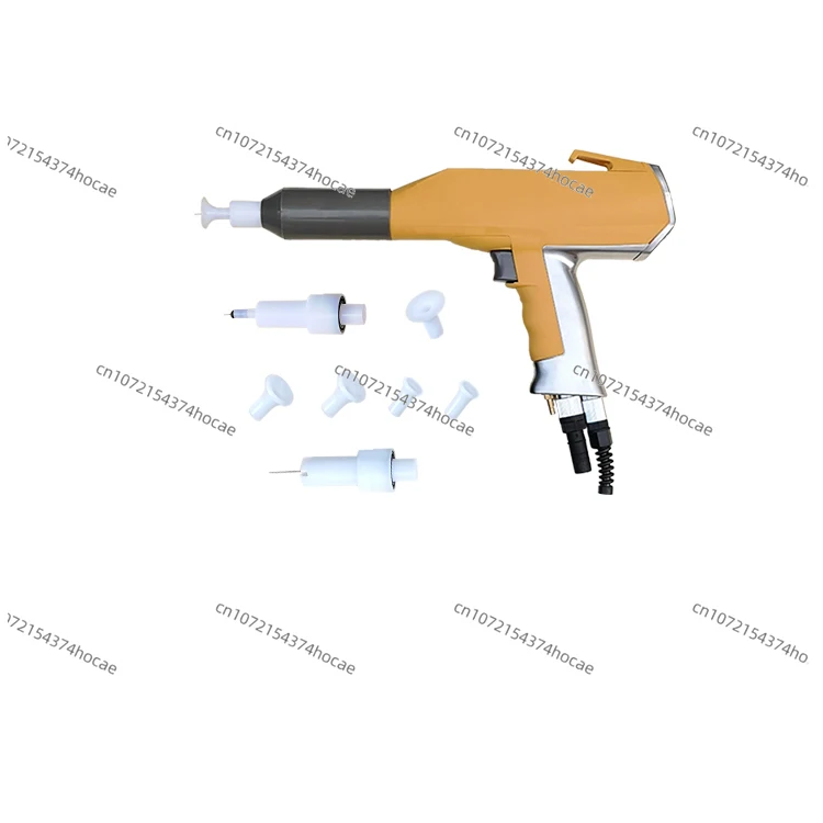 Manual powder spray gun ，high voltage electrostatic ， negative polarity built-in spray molding machine accessories