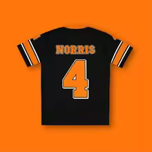 Nieuwe Lando Norris Mclaren F1 Voetbal Jersey Formule Een T-shirt O-hals Ademend Mannen Vrouwen Korte Mouwen T-shirt Kids Tees Tops - AliExpress 1501