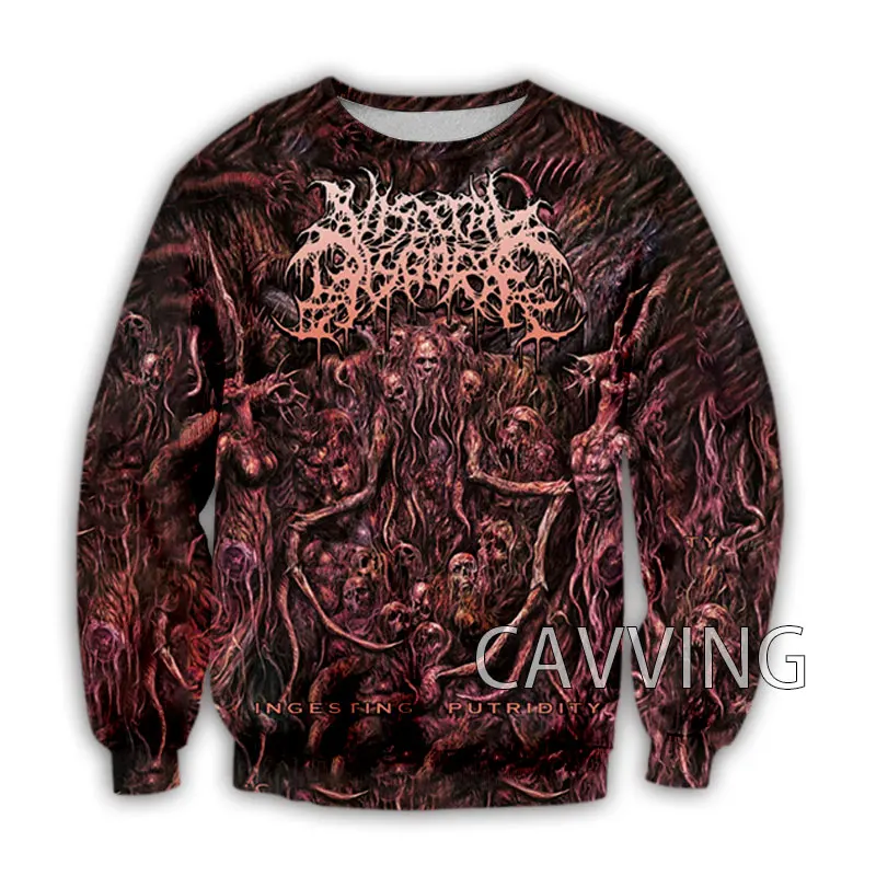 

CAVVING 3D Printed Visceral-Disgorge Rock Crewneck Sweatshirts Harajuku Styles Tops Long Sleeve Sweatshirts for Men/women