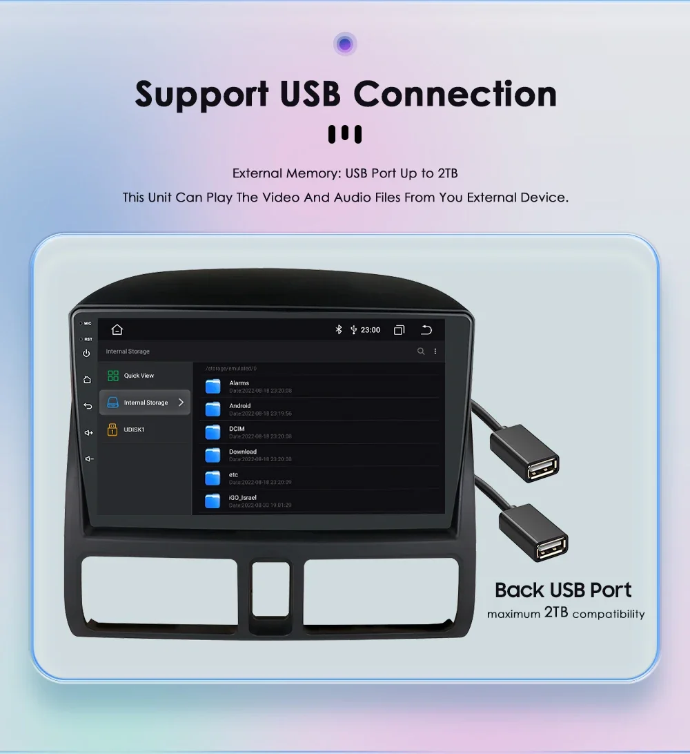 Car Intelligent Systems Carplay Android Auto Radio for Honda CR-V 2 CRV 2001-2006 AutoRadio Car Multimedia Player GPS Stereo DSP