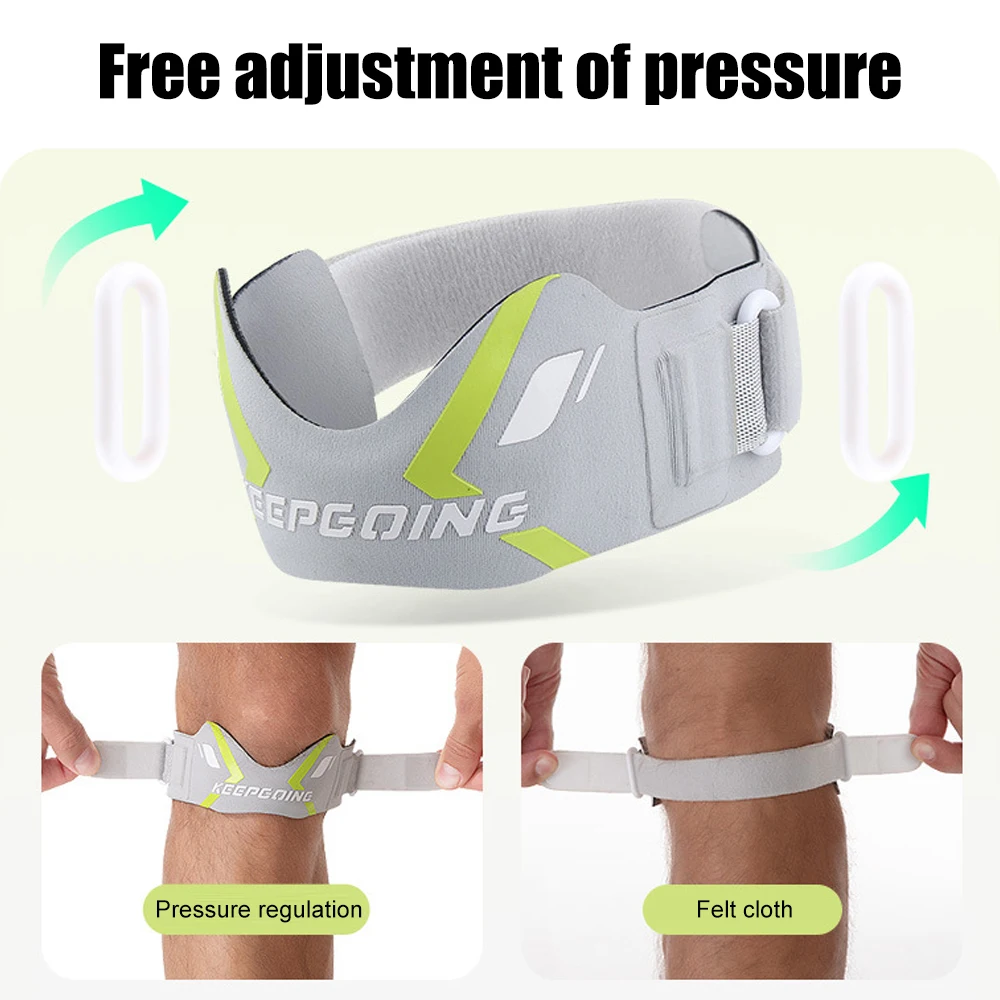 1PCS Patella Knie Strap Band für Knie Schmerzen Knie Unterstützung Patella Stabilisator Hosenträger Sehne Ergonomische Pad – Detail 3