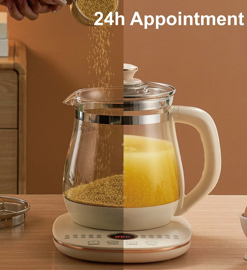 Home Multi-function Electric Kettle Smart Baby Thermostatic Milk Kettle 220V 1.8L Health Kettle Office Automatic Glass Tea Maker