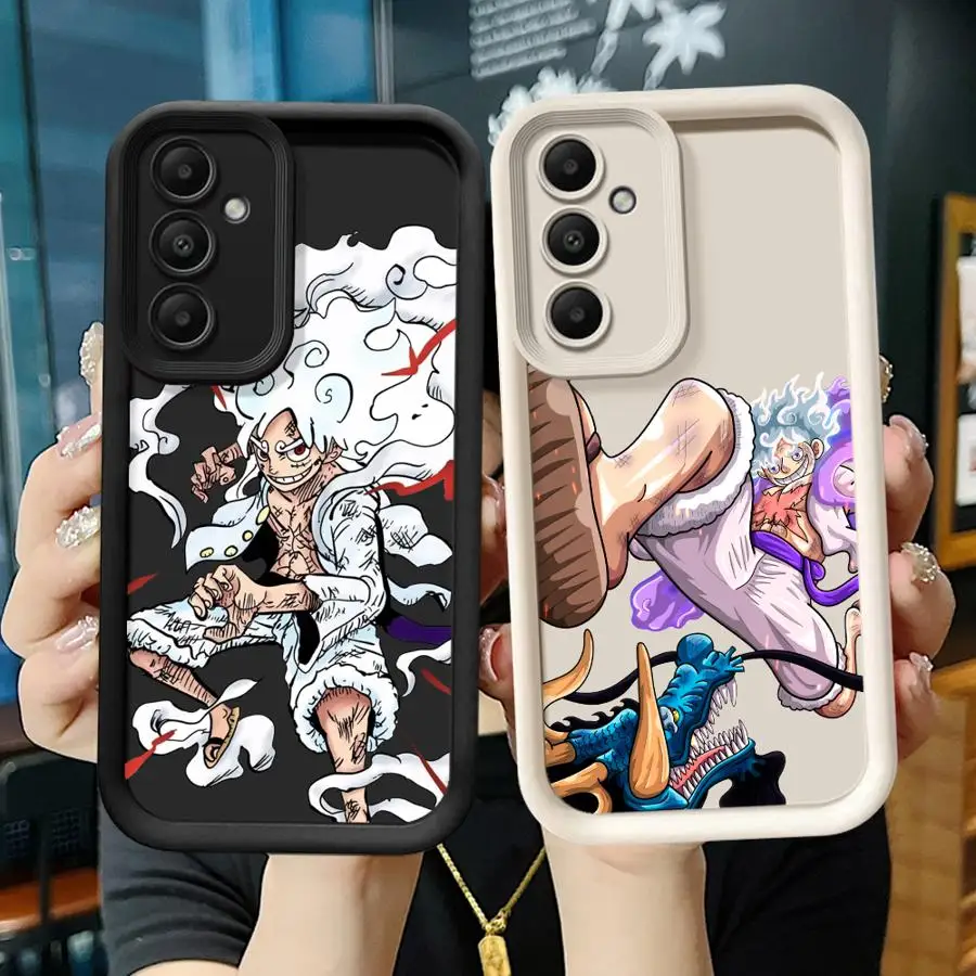 Etui z miękką powłoką One Piece Dragon Luffy na Samsung Galaxy A06 A15 A35 A73 A55 A53 A54 A72 A71 A52 A51 A25