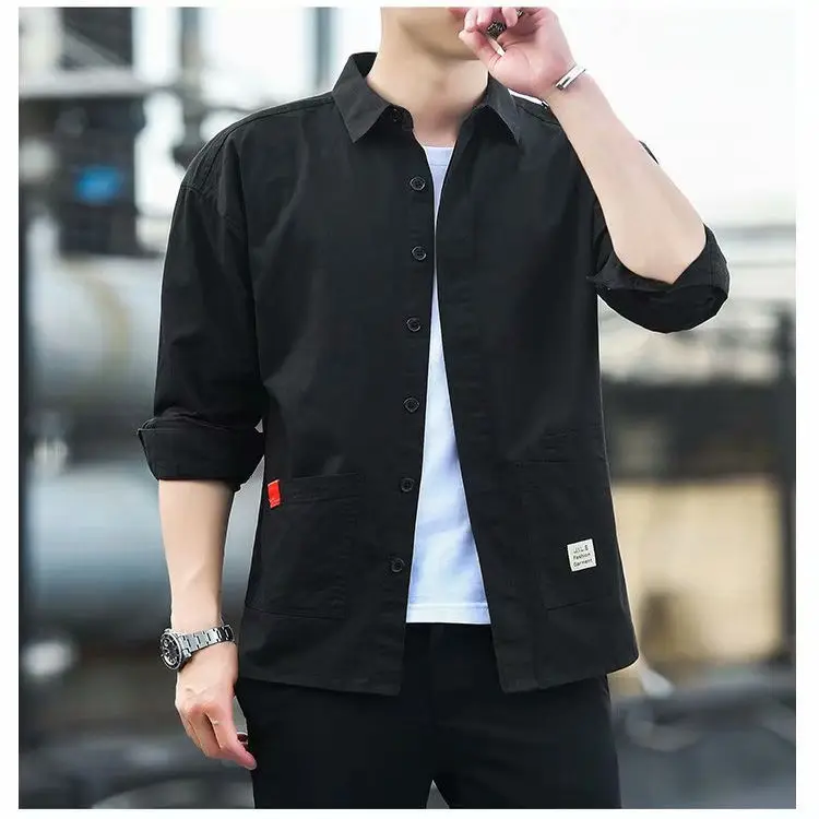 

Мужская повседневная рабочая одежда Long Sve, противоожоговая, износостойкая, строительная площадка, сварочная спецодежда Jaet