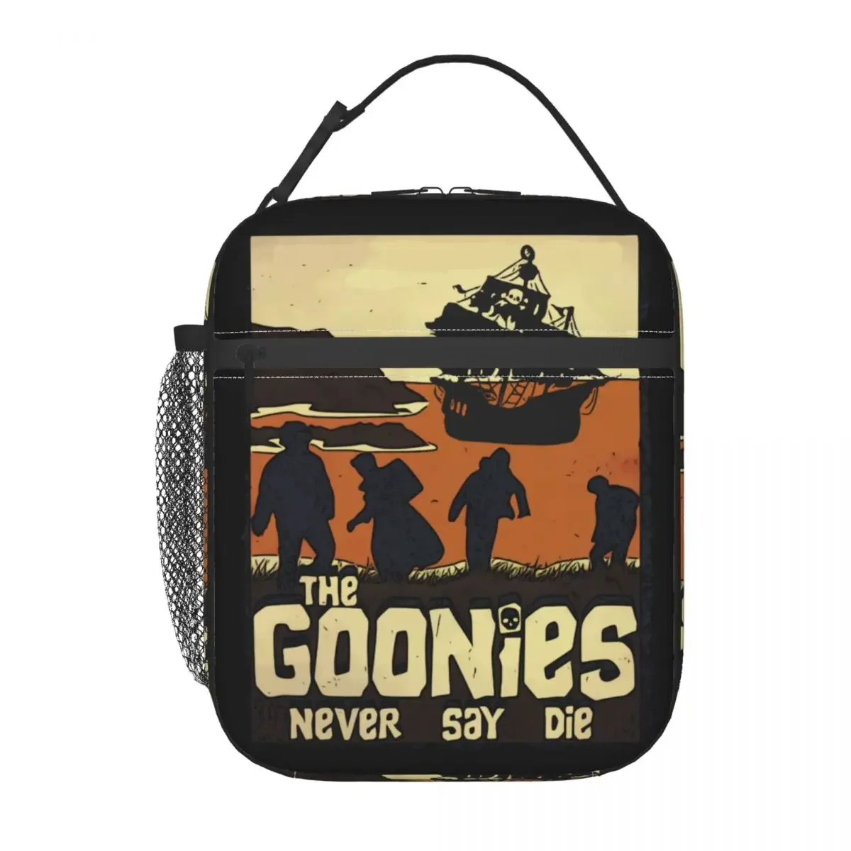 Goonies 영화 포스터 절연 도시락 가방, 대형 식사 용기, 쿨러 도시락 가방, 학교 여행, 소년