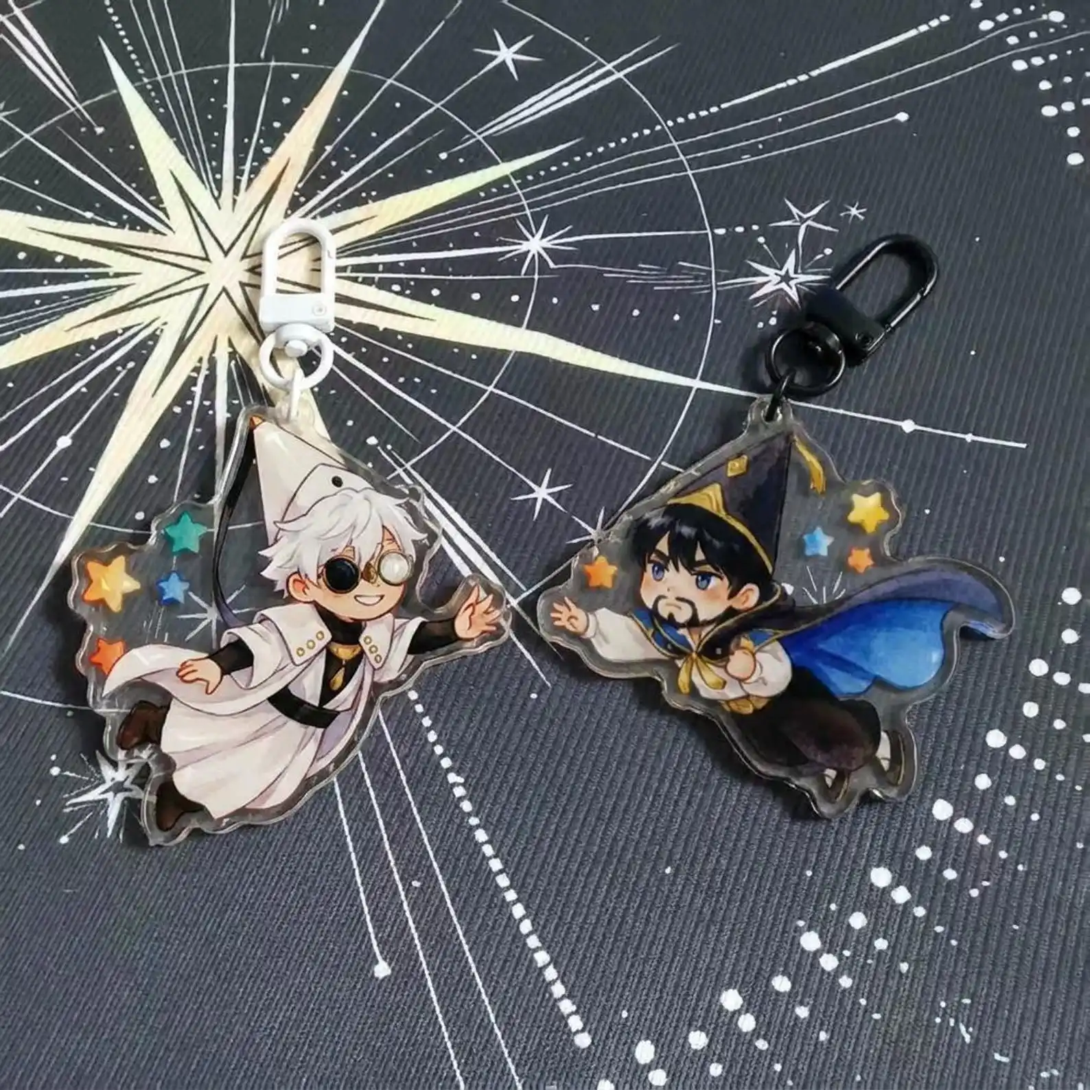 Witch Hat Atelier Acrylic keychains, Quifery Chibi charm, Olruggio keychains Collection Toys Gift for Friend
