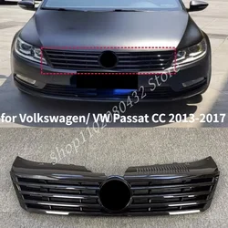 Auto Midden en lagere mesh mistlamp frame Grille Voorbumper Grill Radiator Grills voor Volkswagen/VW Passat CC 2013-2017