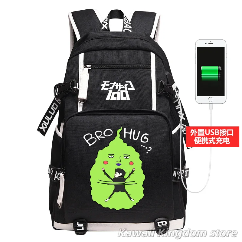 

Mob Psycho 100 Dimple Game Студенческий рюкзак Школьная сумка Рюкзак Аниме Косплей Сумка Сумка-мессенджер