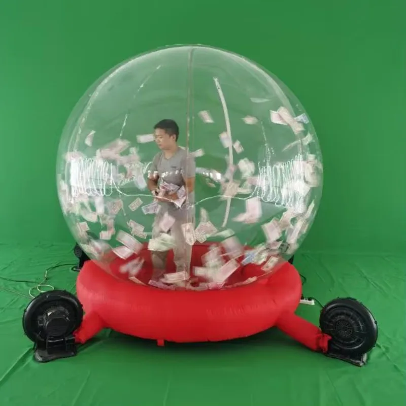 Aufblasbare Geldgreifer-Requisiten