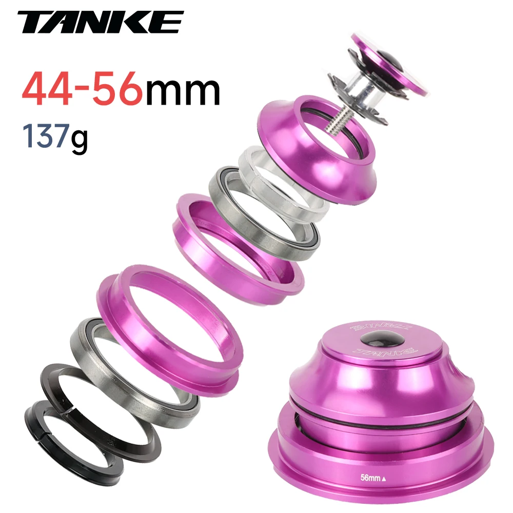 TANKE-MTB Mountain Bike Bowl Group, Aluminum Alloy Headset,Tapered Straight Fork Bearing,44-52mm,55mm,56mm,11/8 ",11/2",28.6mm image 3