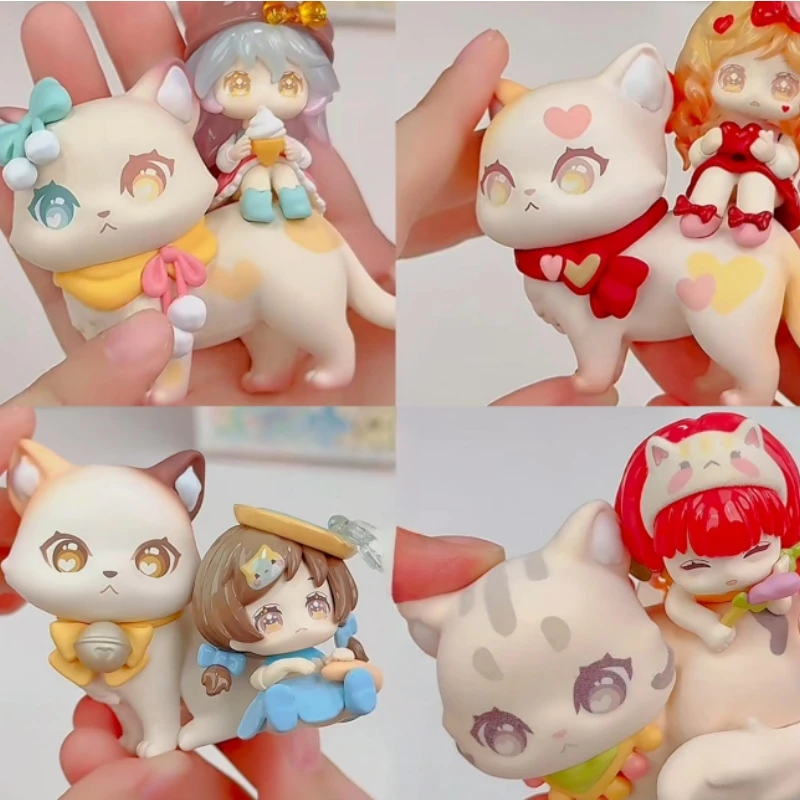 

New Authentic Berry Kitten Accompanying You Series Trendy Play Blind Box Mini Cute Desktop Decoration Ornament Collection Gifts