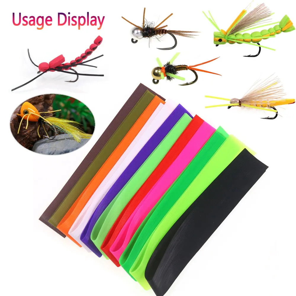 Patas de silicona para fly tying – Faldas para jig de trucha - imagen 4