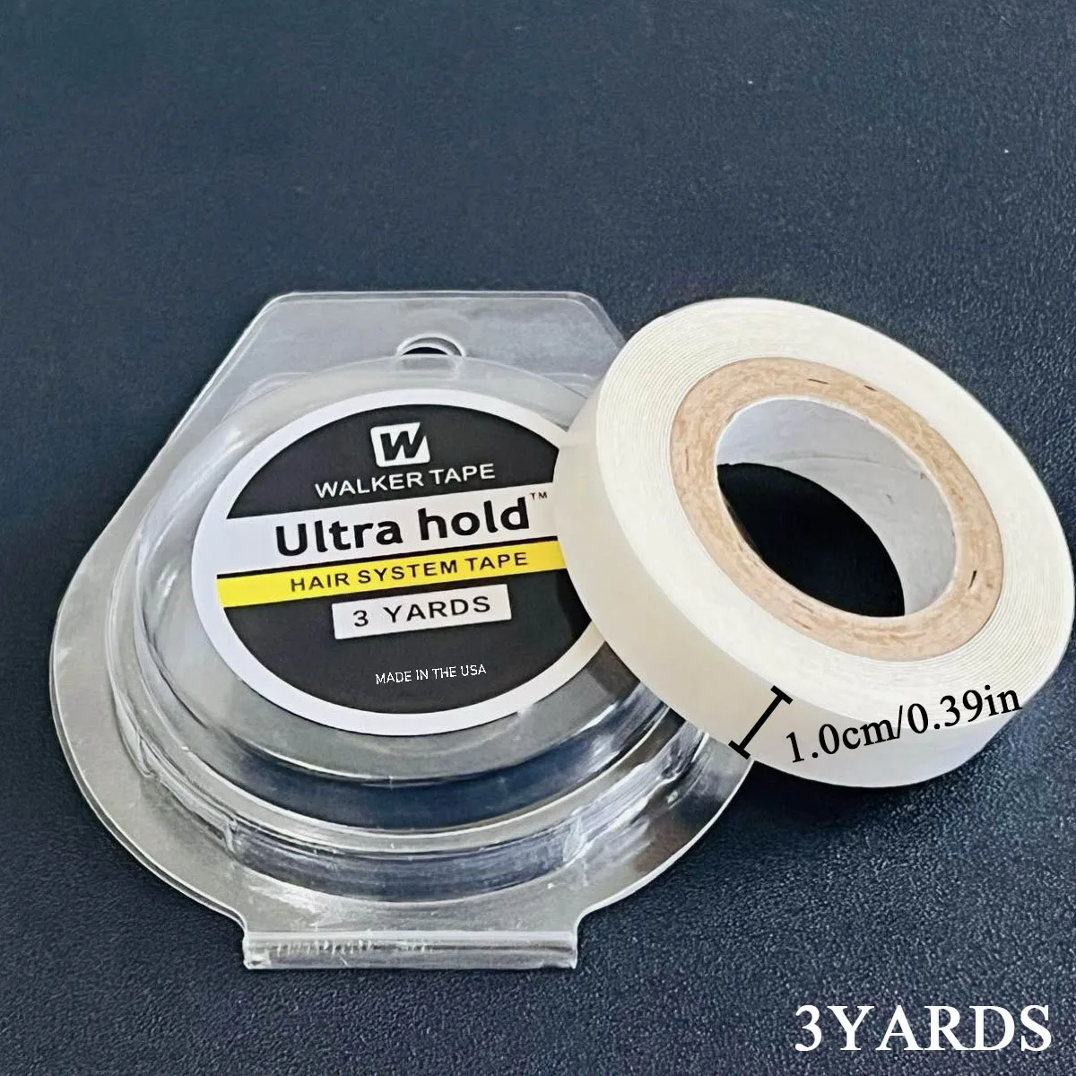 Ultra Hold Hair System Tape Doppelseitiges Klebeband für Haarverlängerung, Toupet, Perücke, weißes Klebeband, starker Halt – Detail 9