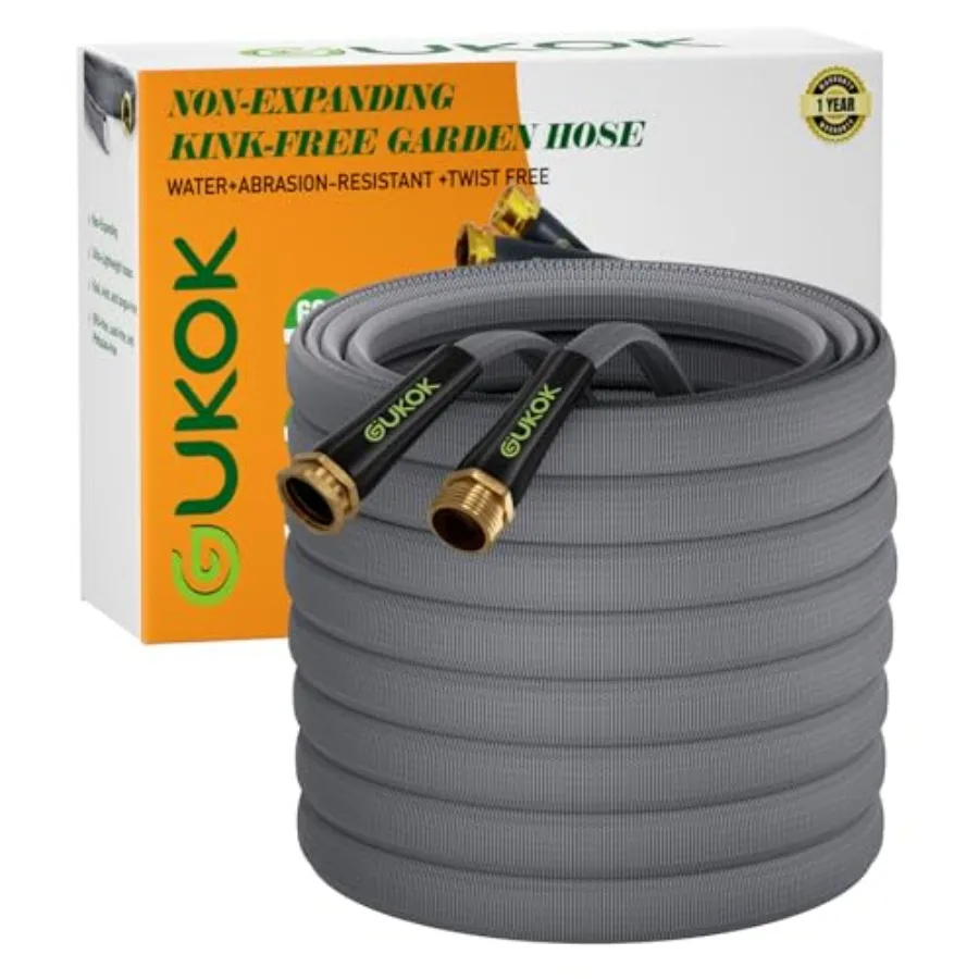 

Garden Hose Non-Expanding Water Hose Ultra-Light Flexible Burst-Resistant Kink-Free High-Pressure All-Weather Use for Lawns Gar