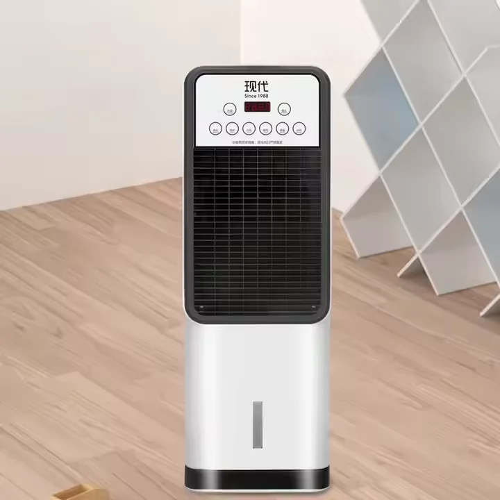 Portable 1800W Mini Air Conditioner Fan with Lighting Stand Heater for Bathroom and Bedroom Space Heating and Cooling