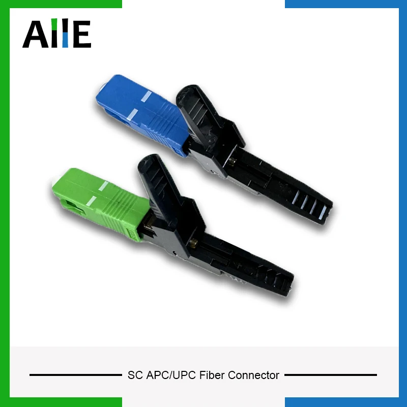 

50/100 шт. оптоволоконный разъем SC-APC SC-UPC разъем оптоволоконный холодный сварочный аппарат FTTH встроенный кожаный провод быстрый разъем